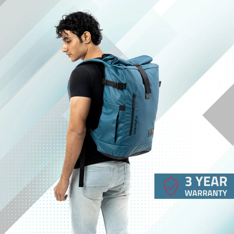 Tripole Unisex 35 Litres Tusker Roll Top Laptop Backpack - Rucksacks and Backpacks