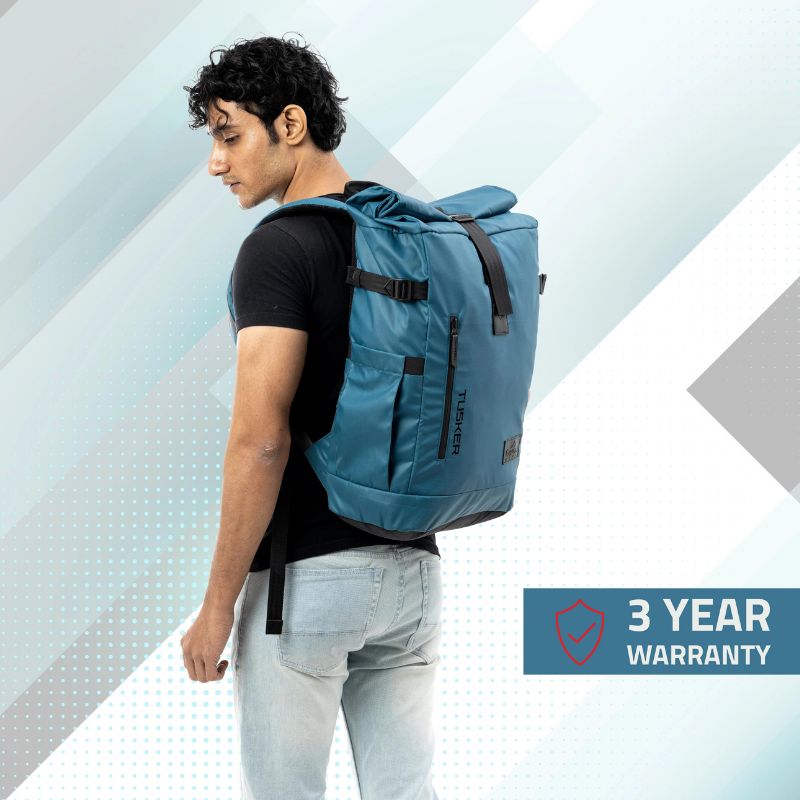 Tripole Unisex 35 Litres Tusker Roll Top Laptop Backpack - Rucksacks and Backpacks