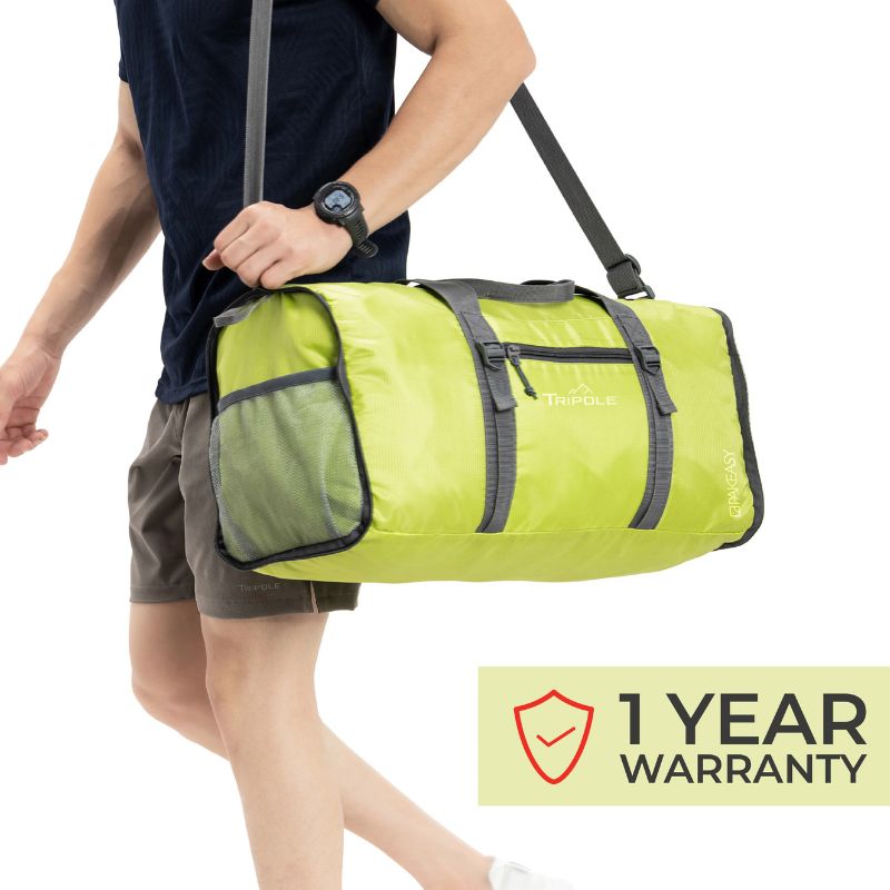 Tripole Unisex PAKEasy Foldable 40 Litres Duffel Bag Portable - Rucksacks and Backpacks