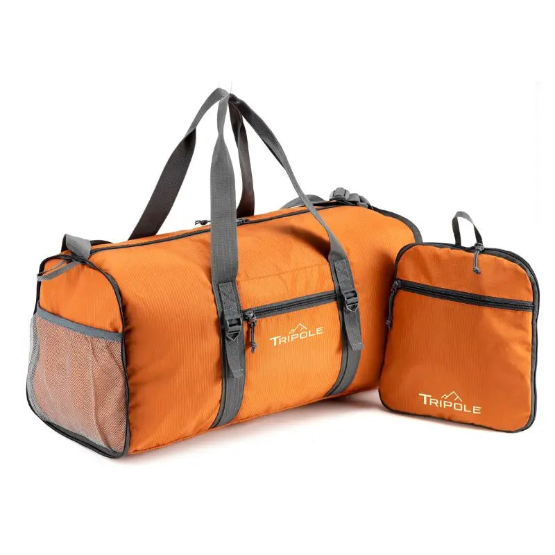 Tripole Unisex PAKEasy Foldable 40 Litres Duffel Bag Portable - Orange / 40 Litres - Rucksacks and Backpacks