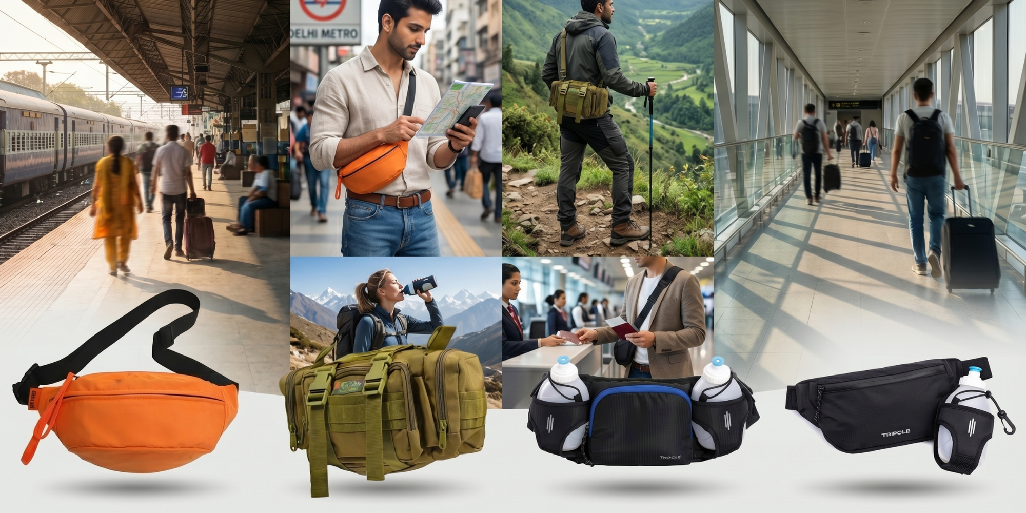 Coolest Travel Waist Packs in India 2026 - Stylish, Functional & Built for the Road