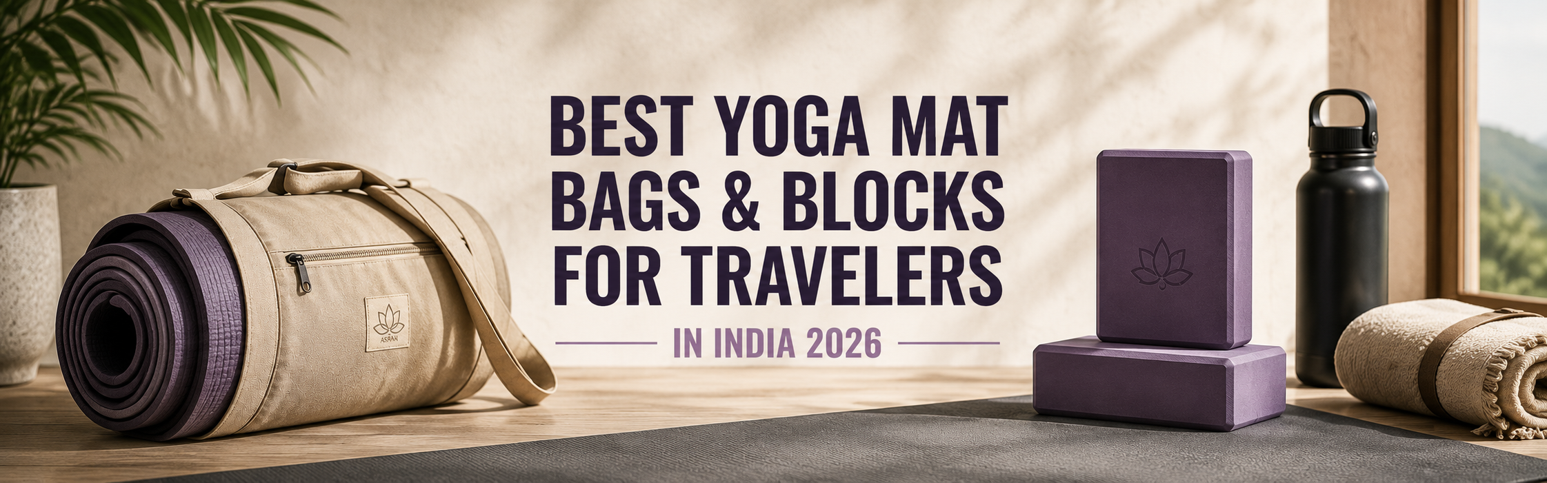 Best Yoga Mat Bags & Blocks for Travelers in India 2026