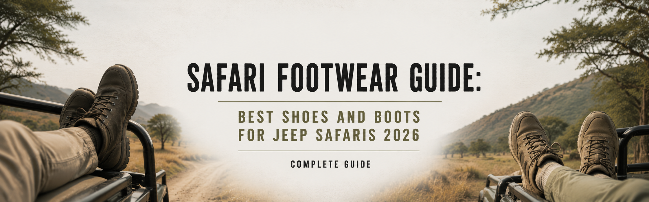 Safari Footwear Guide: Best Shoes and Boots for Jeep Safaris 2026