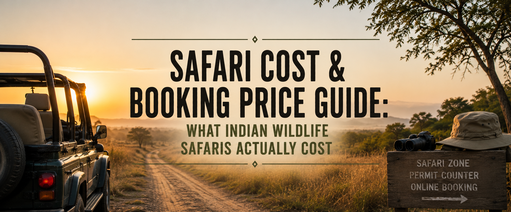 Safari Cost & Booking Price Guide: What Indian Wildlife Safaris Actually Cost