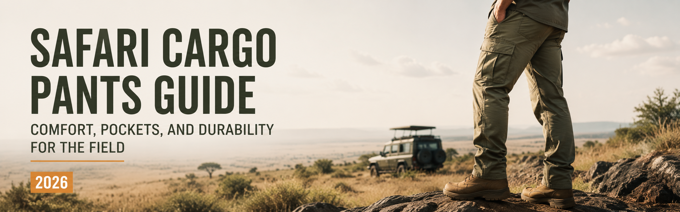 Safari Cargo Pants Guide: Comfort, Pockets, and Durability for the Field 2026