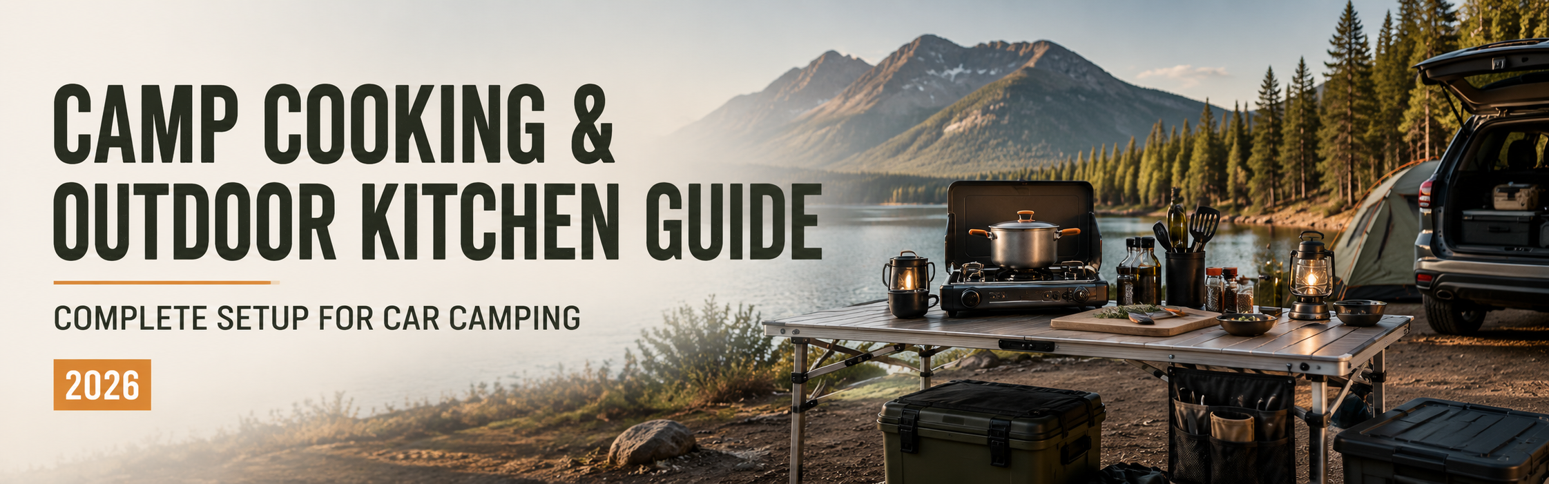 Camp Cooking & Outdoor Kitchen Guide: Complete Setup for Car Camping 2026