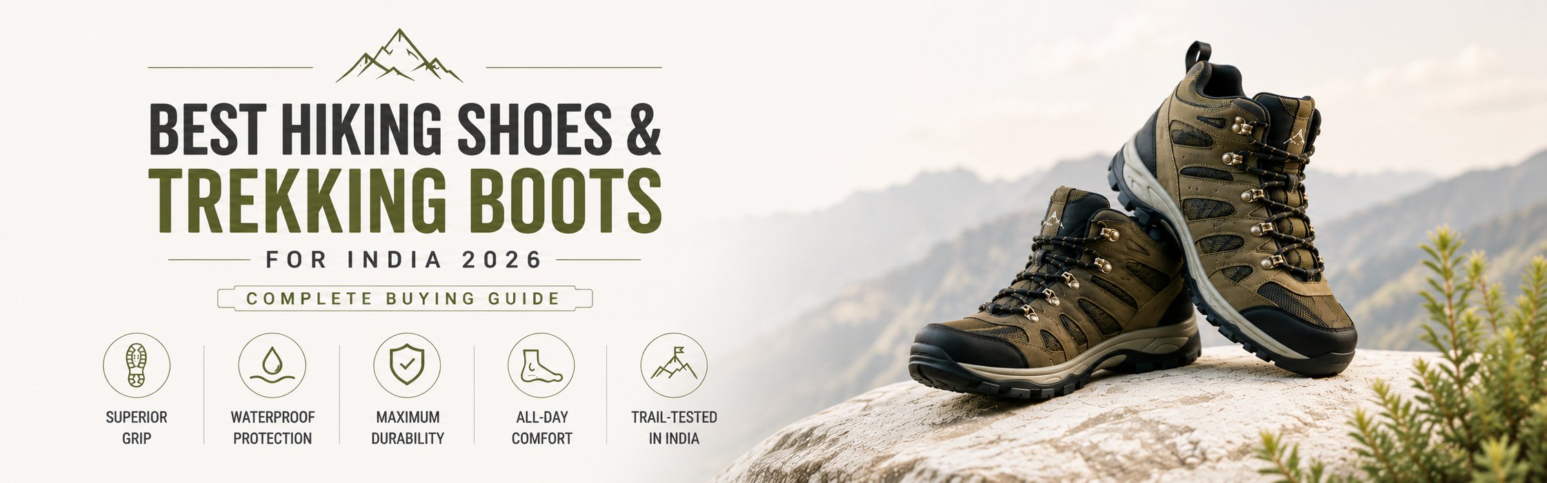 Best Hiking Shoes & Trekking Boots for India 2026 -Complete Buying Guide