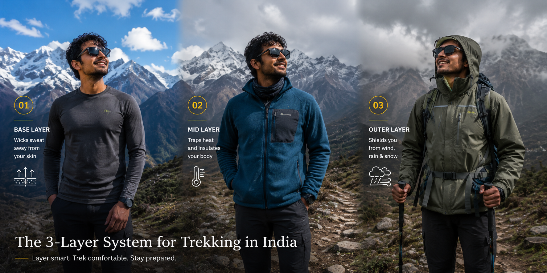 Baselayers for Trekking India: The Complete Fabric & Layering Guide