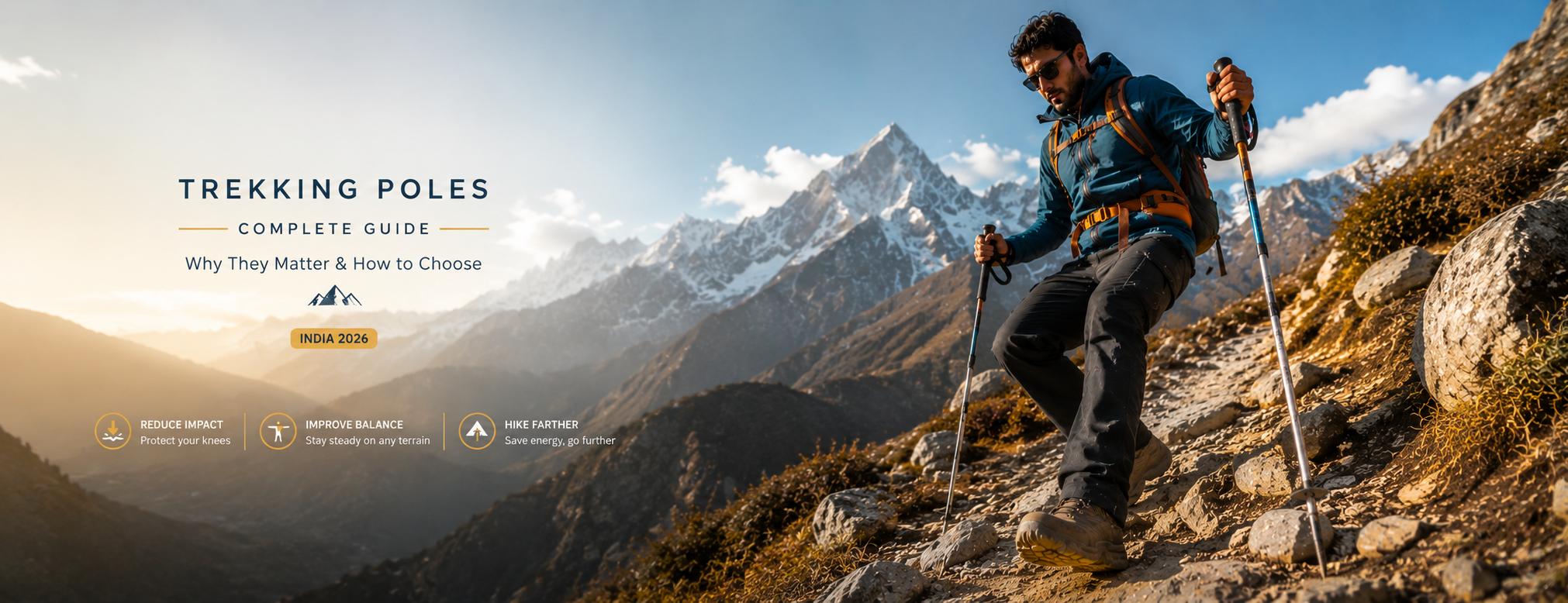 Trekking Poles Complete Guide: Why They Matter & How to Choose | India 2026