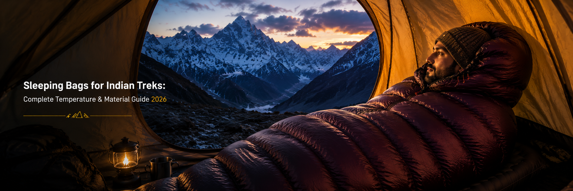 Sleeping Bags for Indian Treks: Complete Temperature & Material Guide 2026