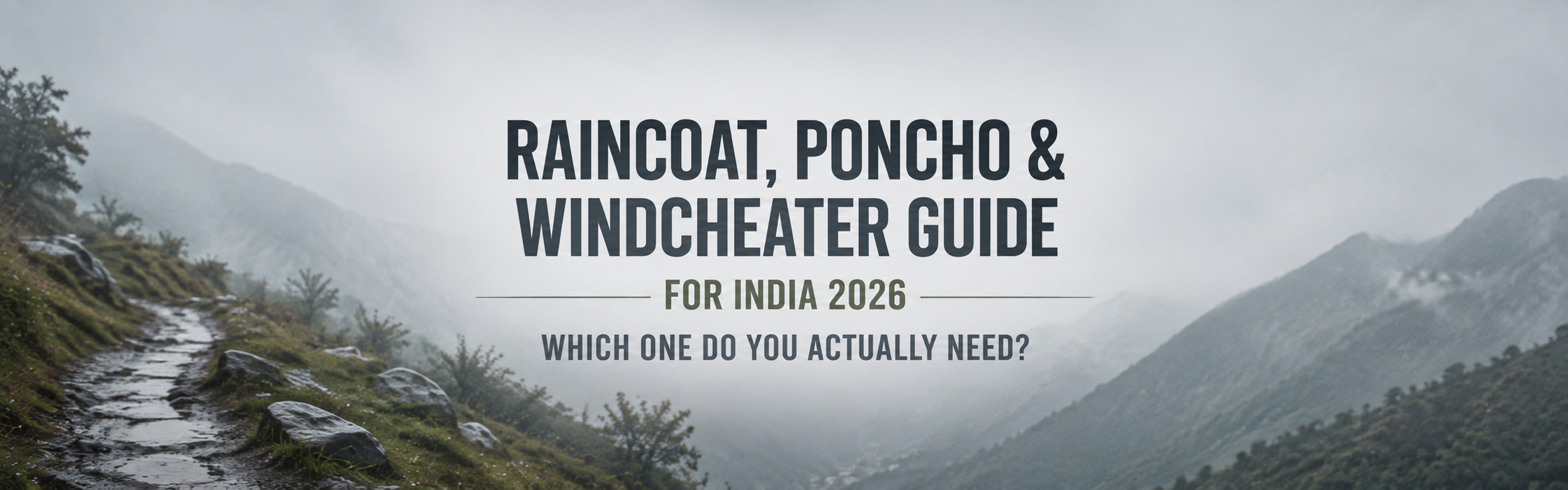 Raincoat, Poncho & Windcheater Guide for India 2026: Which One Do You Actually Need?