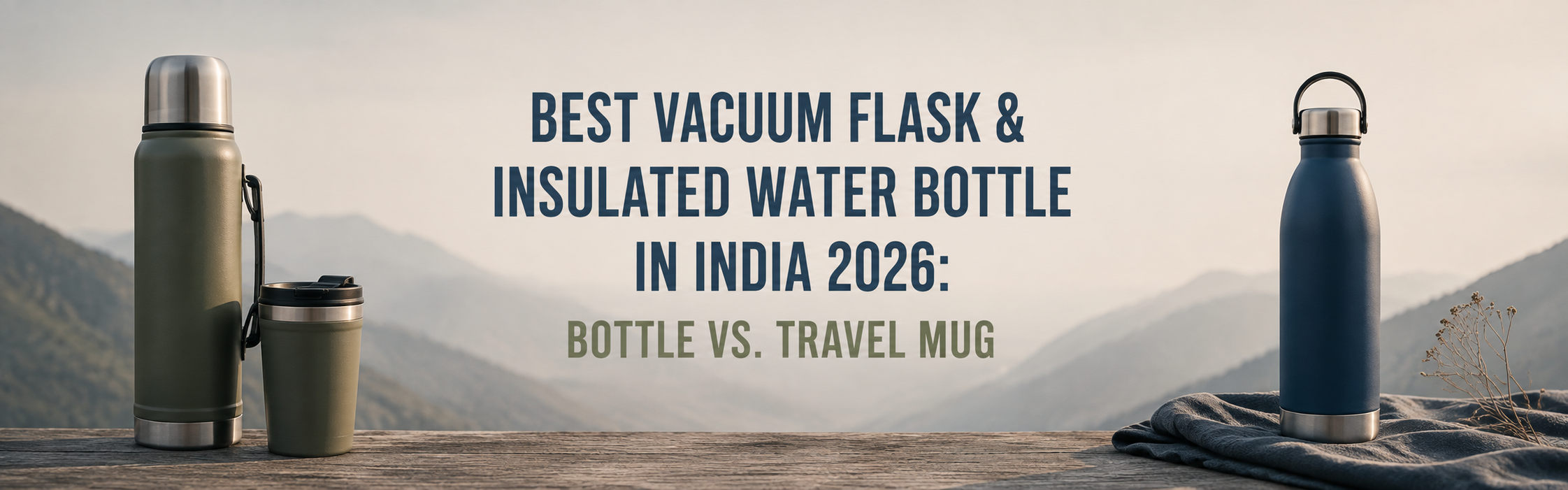 Best Vacuum Flask & Insulated Water Bottle in India 2026: Bottle vs. Travel Mug