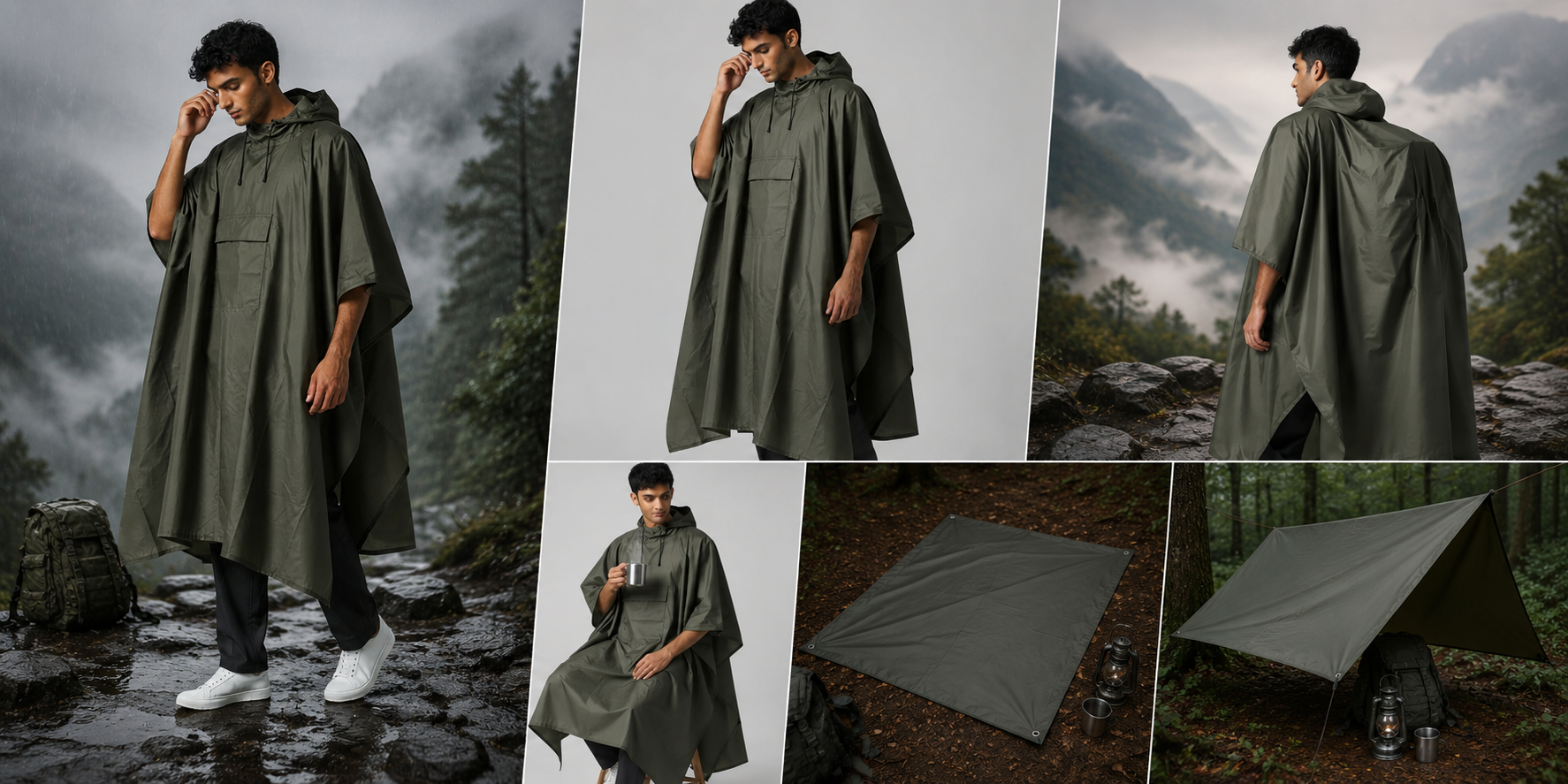 NLTW's 3-in-1 Rain Poncho Is the Only Rain Gear You Need to Pack