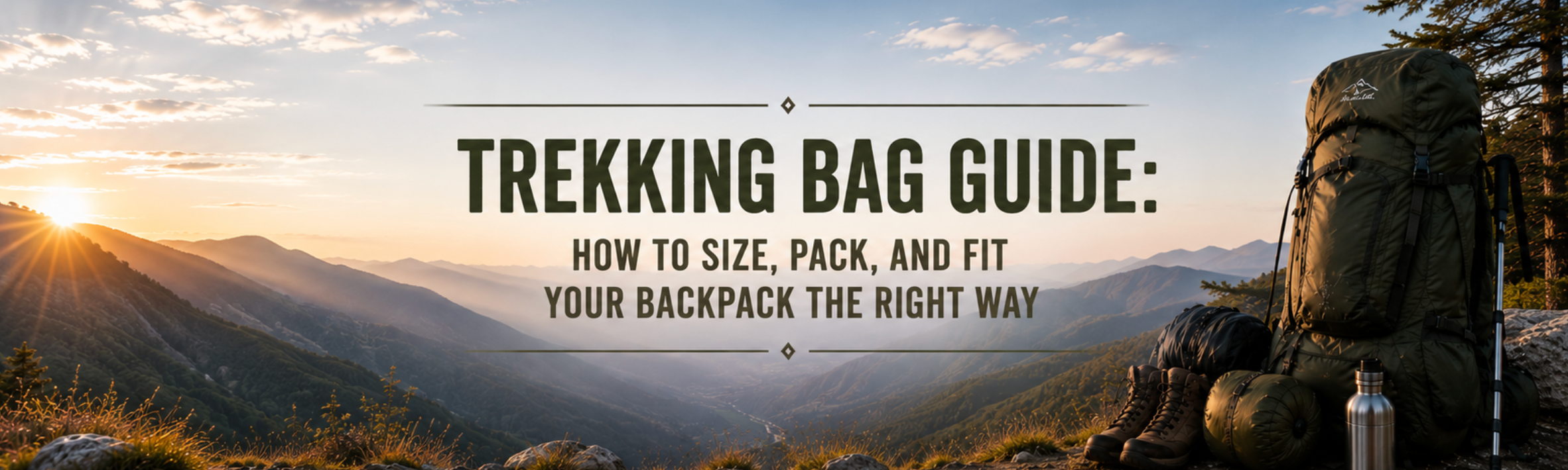 Trekking Bag Guide: How to Size, Pack, and Fit Your Backpack the Right Way