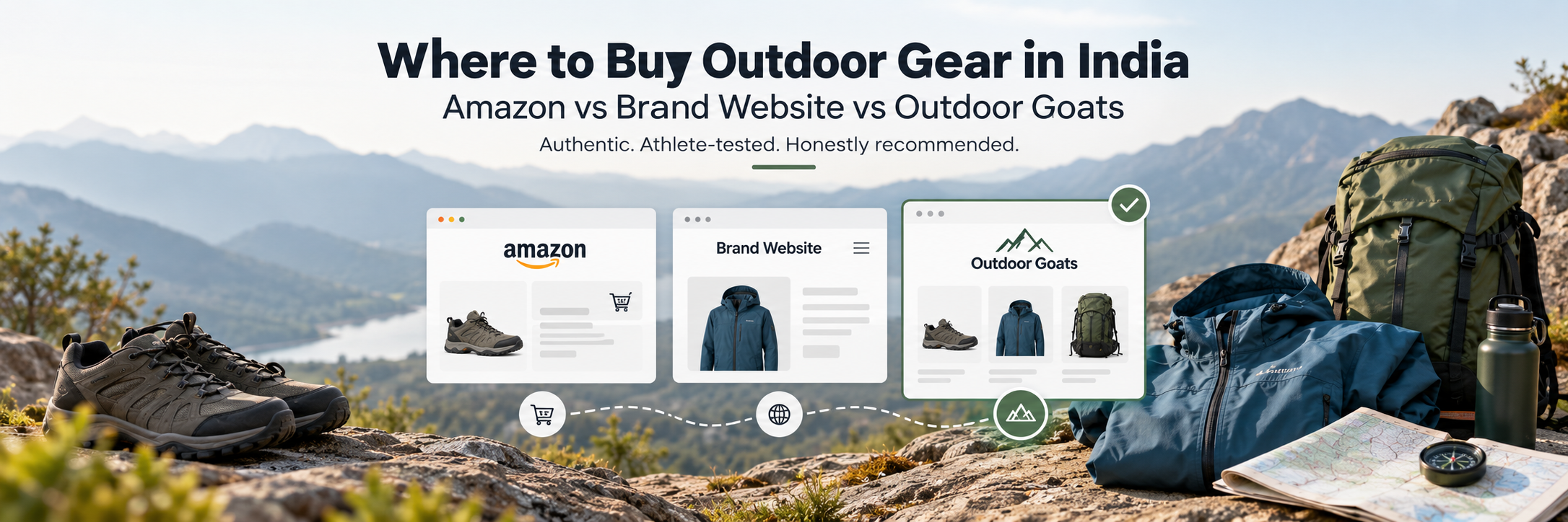 Where to Buy Outdoor Gear in India: Amazon vs Brand Website vs Outdoor Goats