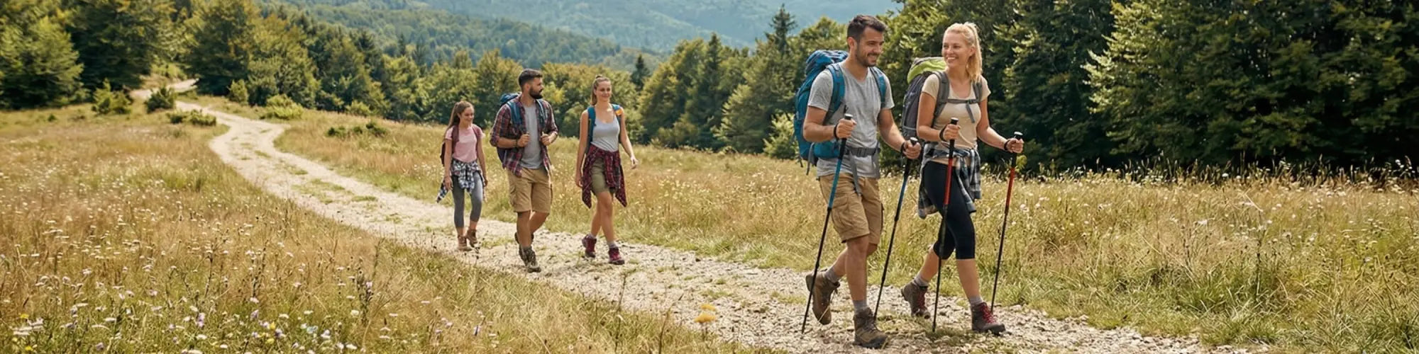 people hiking 