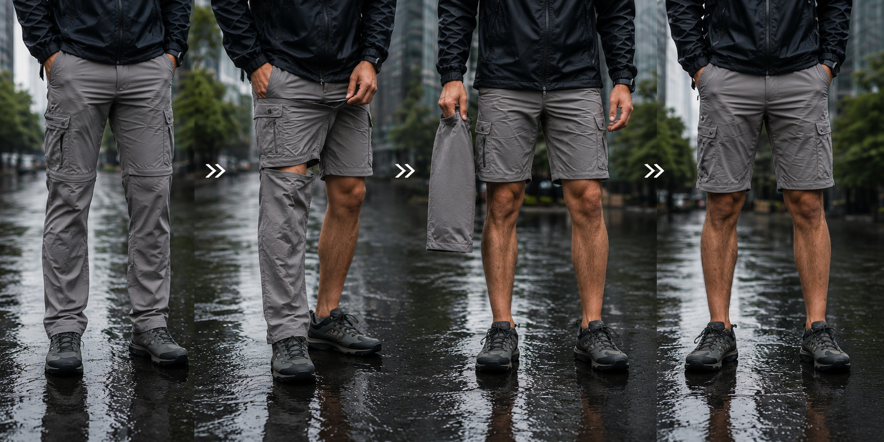 4 Convertible Pants Built for the Monsoon City Commute