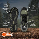 Adventra Men’s Low Ankle Hiking Shoes - Shoes