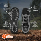 Adventra Men’s Low Ankle Hiking Shoes - Shoes
