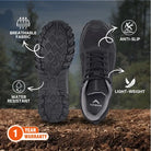 Adventra Men’s Low Ankle NWP Hiking Shoes - Shoes