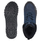 Adventra men's waterproof hiking shoes with warm lining and rugged outsole, designed for outdoor trekking and hiking adventures.