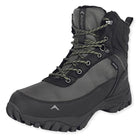 Adventura men's waterproof hiking shoes in green with rugged soles and padded ankle support, ideal for outdoor trekking.