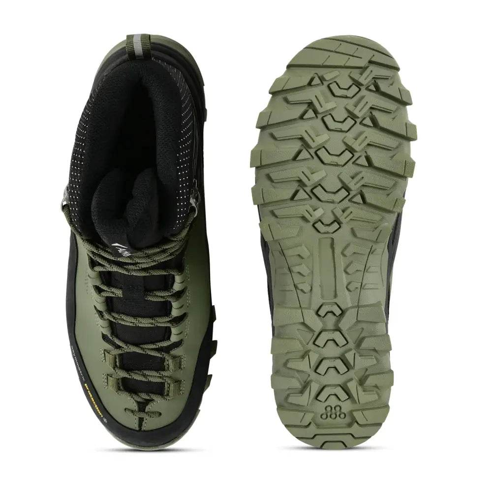 Adventra Men’s Warm and Waterproof Mid-Ankle Hiking Shoes - Shoes