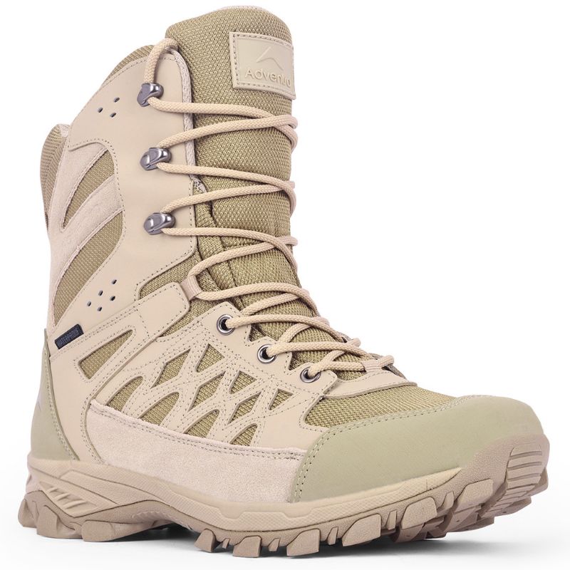 Adventra Men’s Waterproof Hiking Shoes High Ankle with Cushion Comfort - Shoes