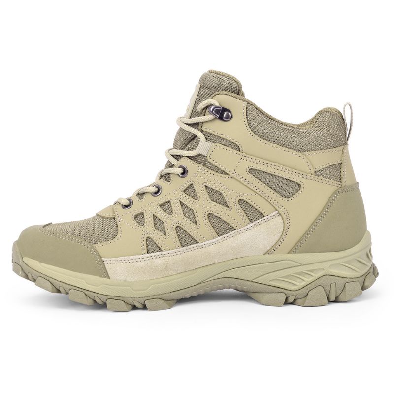 Adventra Men’s Waterproof Hiking Shoes Mid Ankle with Cushion Comfort - Shoes