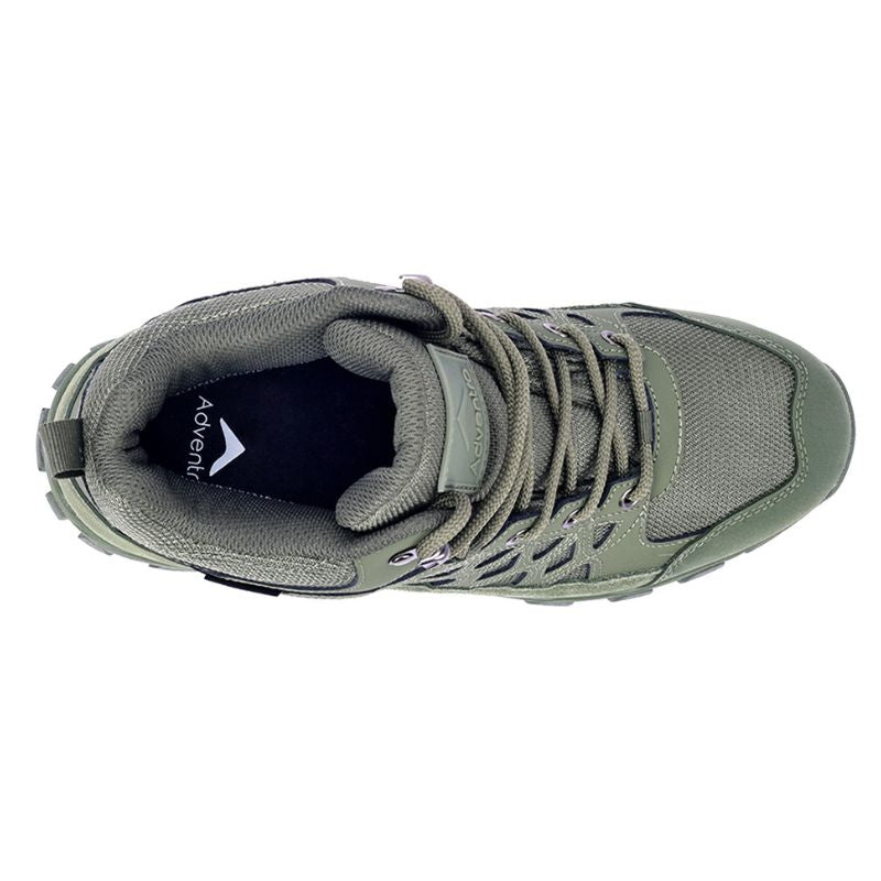 Adventra Men’s Waterproof Hiking Shoes Mid Ankle with Cushion Comfort - Shoes