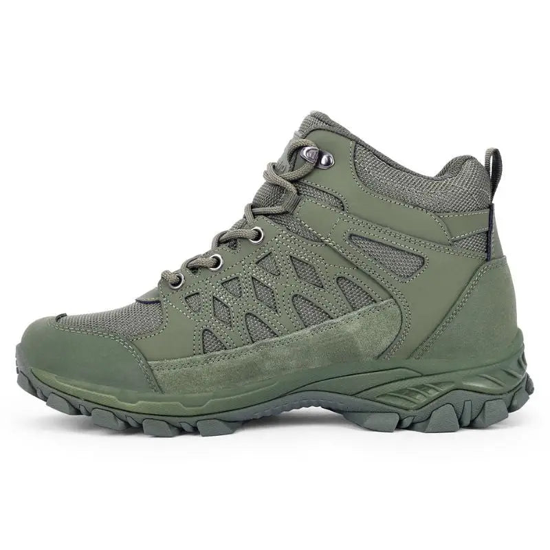 Adventra Men’s Waterproof Hiking Shoes Mid Ankle with Cushion Comfort - Shoes