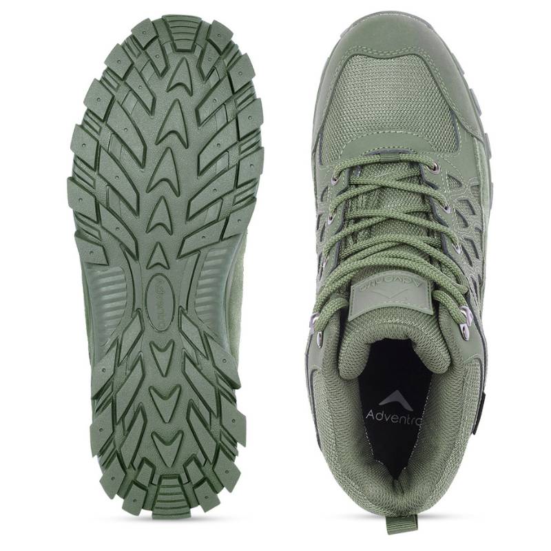 Adventra Men’s Waterproof Hiking Shoes Mid Ankle with Cushion Comfort - Shoes