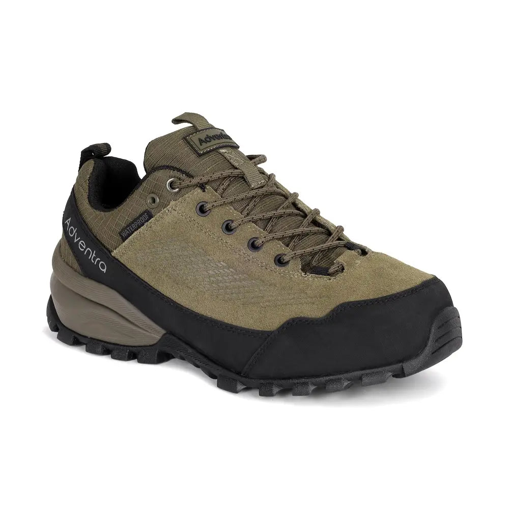 Adventra Men’s Waterproof Low Ankle Hiking Shoes| Anti-Skid Trekking & Outdoor Shoes - Shoes