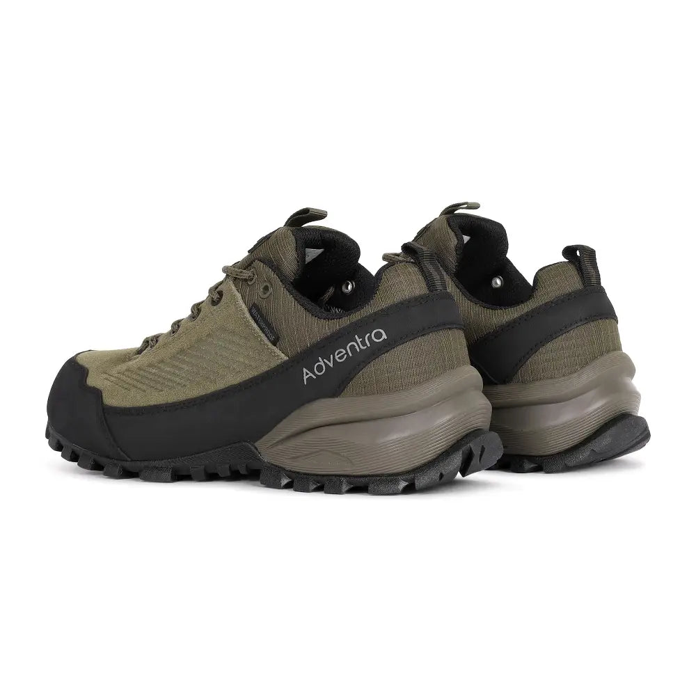 Adventra Men’s Waterproof Low Ankle Hiking Shoes| Anti-Skid Trekking & Outdoor Shoes - Shoes