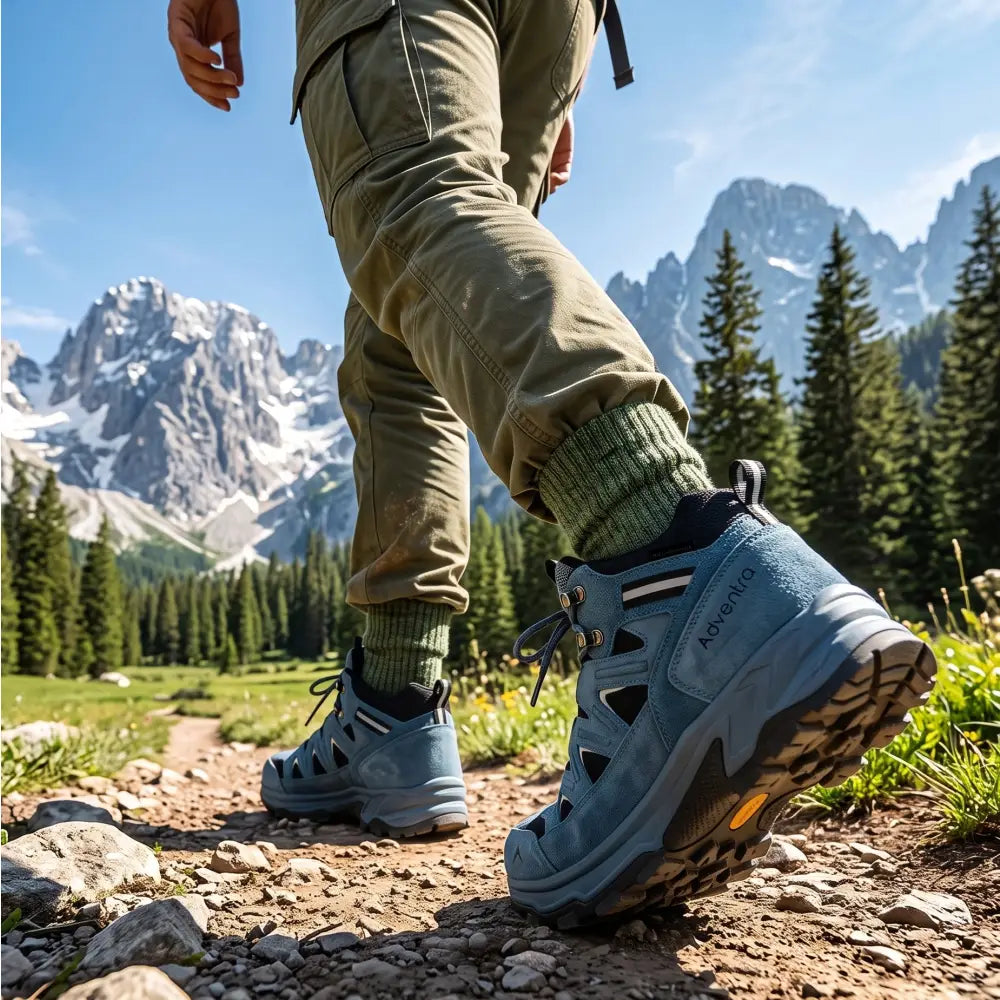 Adventra Men’s Waterproof Mid-Ankle Hiking Shoes - Shoes