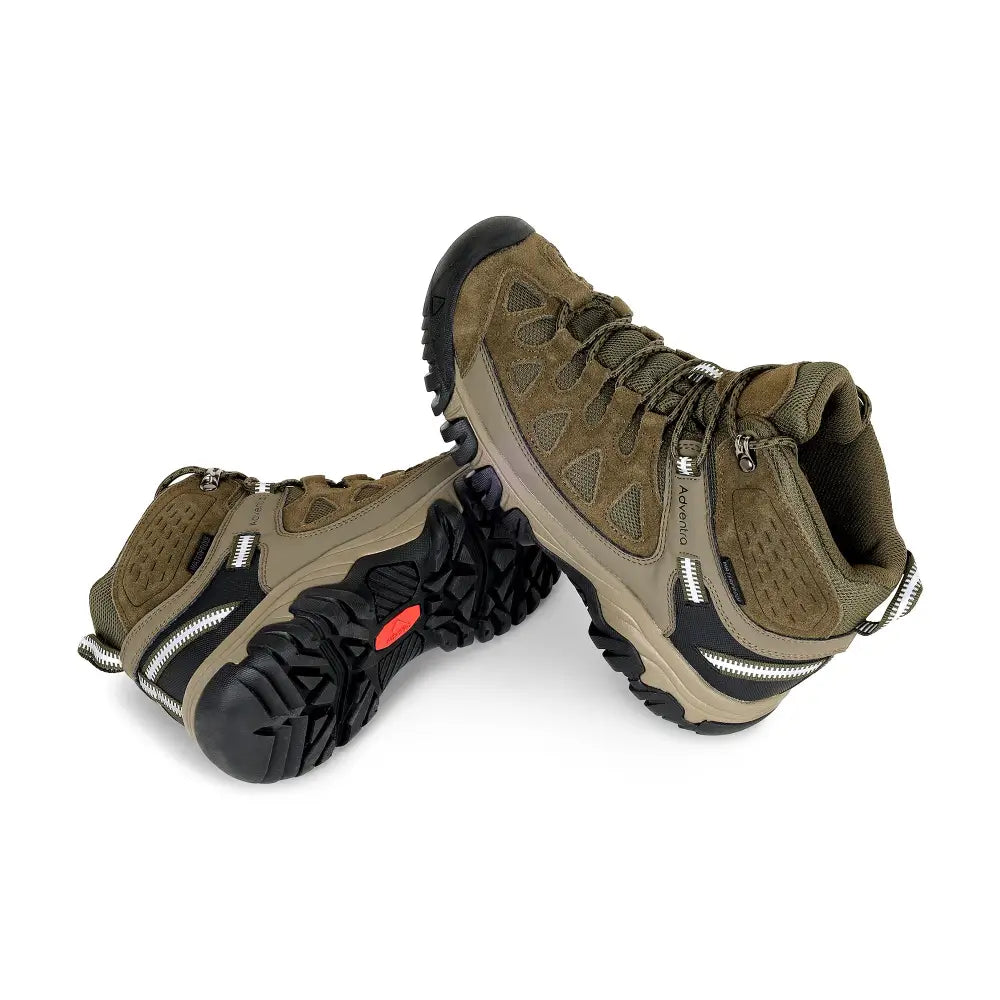 Adventra Men’s Waterproof Mid-Ankle Hiking Shoes - Shoes