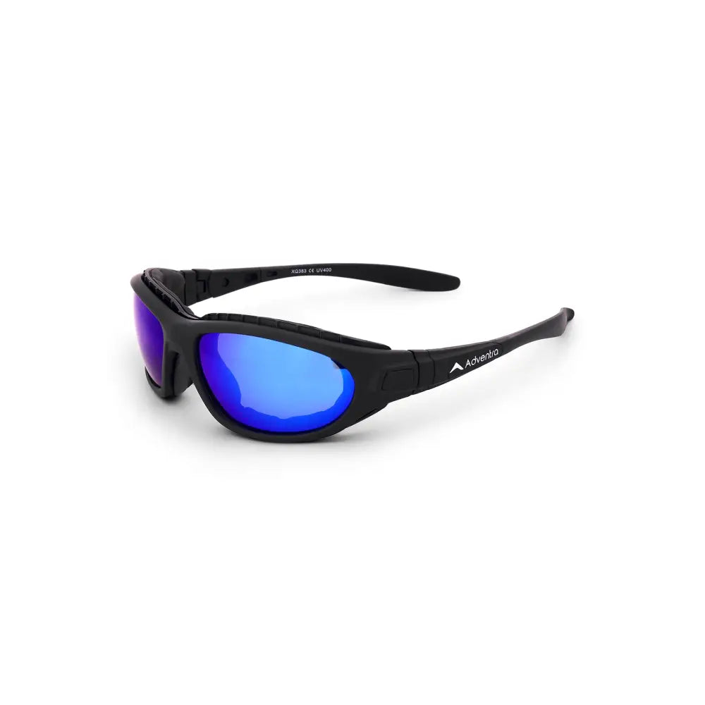 Adventra Polarised Unisex Sunglasses Cat3 |UV Protection | Wraparound Coverage - Blue