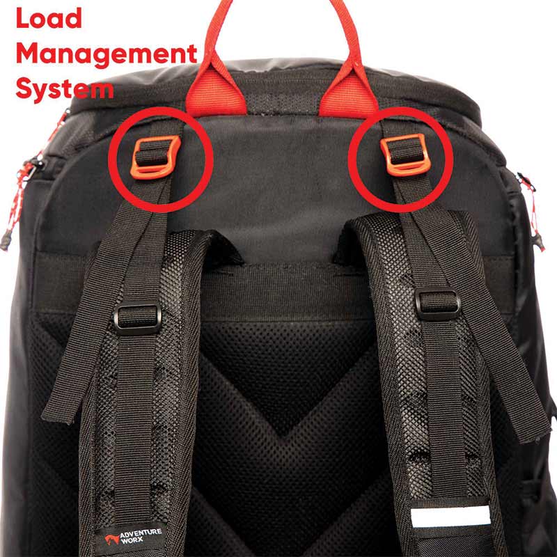 Adventure Worx Athletic Bag-Sports Bag-Backpack-35 Litres - Black / 35 Litres - Rucksacks and Backpacks