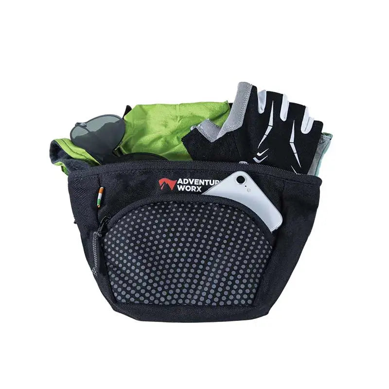 Adventure Worx Cycle Handlebar Bag-Compact - Black - Cycling Essentials