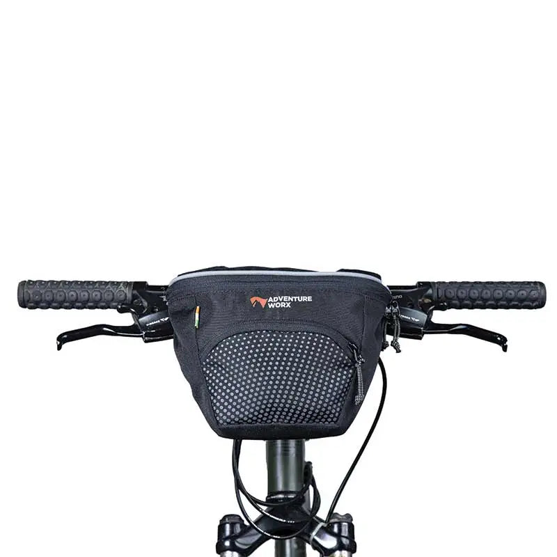 Adventure Worx Cycle Handlebar Bag-Compact - Black - Cycling Essentials