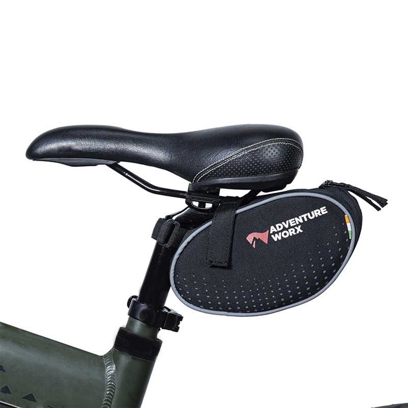 Adventure Worx Cycle Saddle Pouch SP-H Pack of 2 - Black - Cycling Essentials