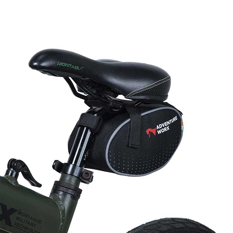 Adventure Worx Cycle Saddle Pouch SP-H Pack of 2 - Black - Cycling Essentials