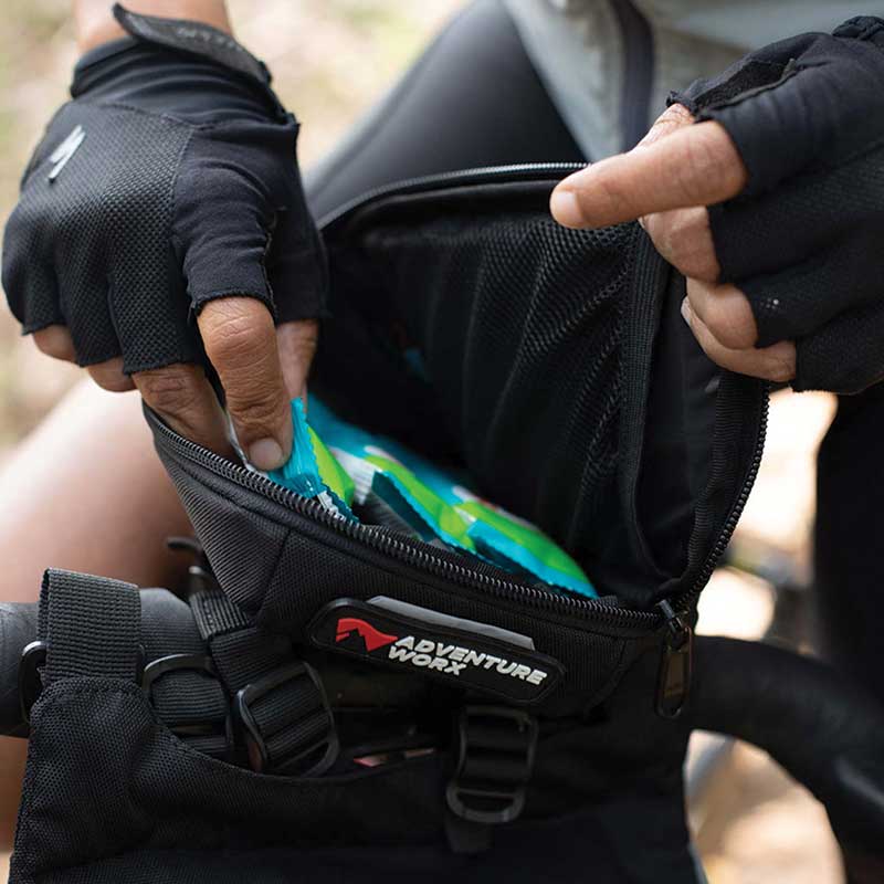 Adventure Worx Cycle Stem Mobile Bag - Black - Cycling Essentials