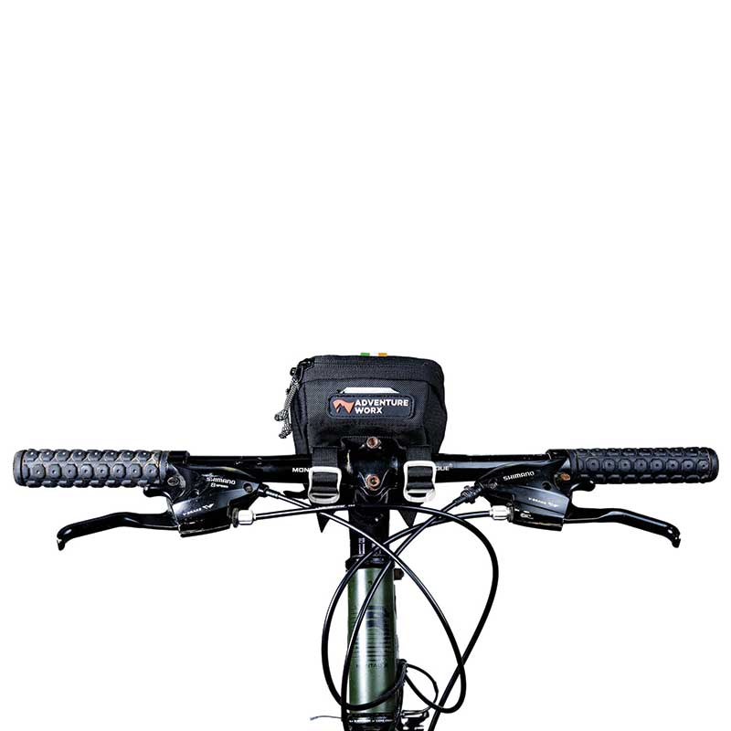 Adventure Worx Cycle Stem Mobile Bag - Black - Cycling Essentials