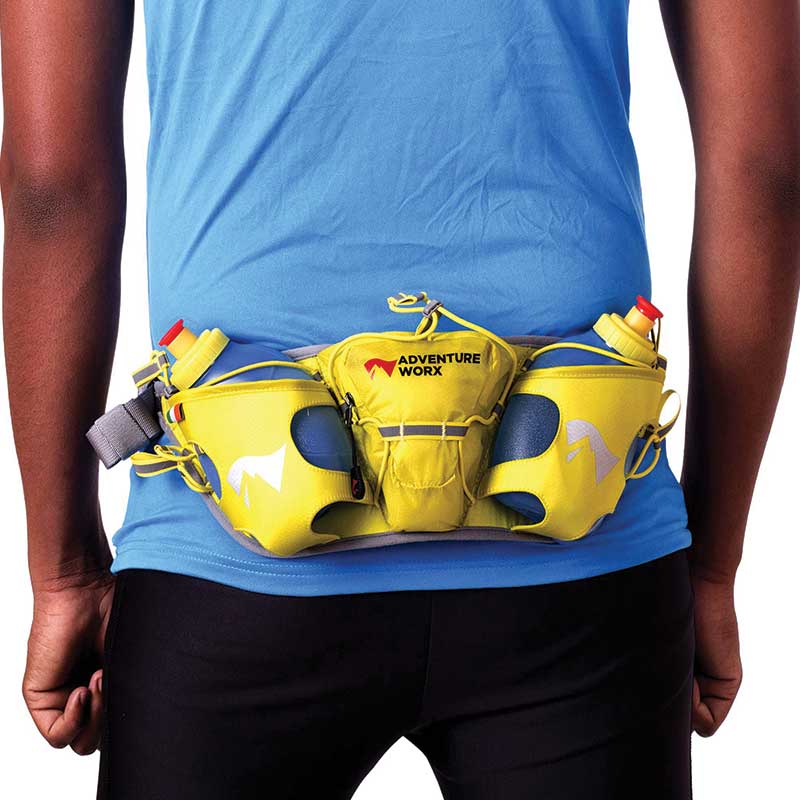 Adventure Worx Hydra Light Run Waist Pouch-Running Hydration Belt - Waist Packs