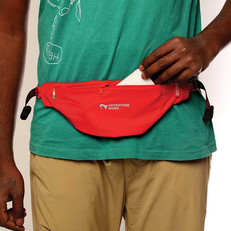 Adventure Worx Hydra Light Run Waist Pouch-Running Hydration Belt - Waist Packs