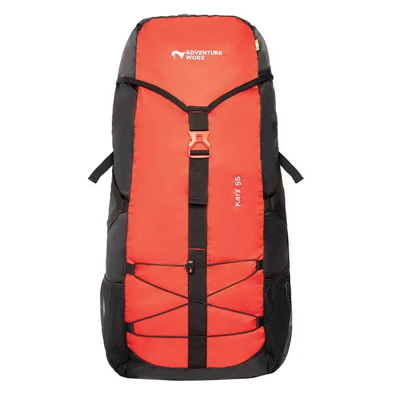 Adventure Worx Kary 55 Litre Rucksack - Red / 55 Litres - Rucksacks and Backpacks