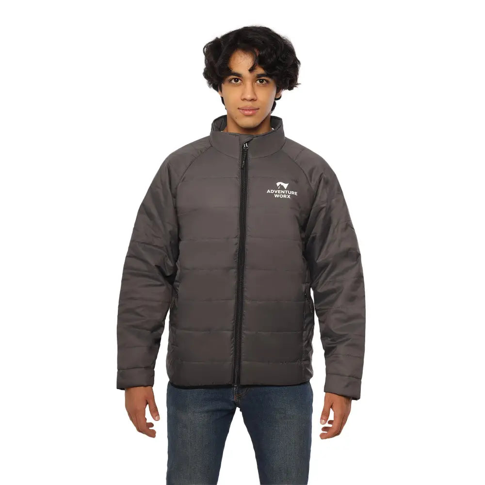 Adventure Worx Men’s Lumi Quilt Jacket-Lite - Grey / S - Winter Jacket