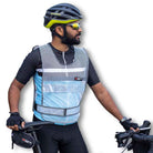 Adventure Worx Men’s Reflective Gilet - White / Free Size - Jersey