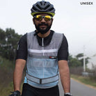Adventure Worx Men’s Reflective Gilet - White / Free Size - Jersey